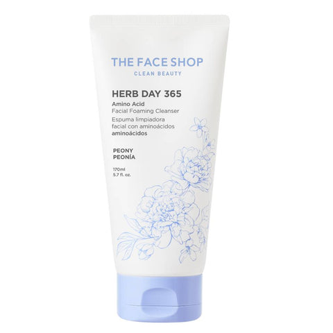 The Faceshop Herb Day 365 Amino Acid Facial Foaming Cleanser - 170ml