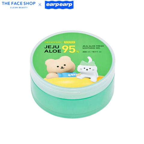The Face Shop Jeju Aloe 95%, Fresh Soothing Gel TUB (EARP EARP)- 300ml