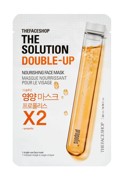 The Face Shop The Solution Double-Up NOURISHING Mask Sheet- 20g