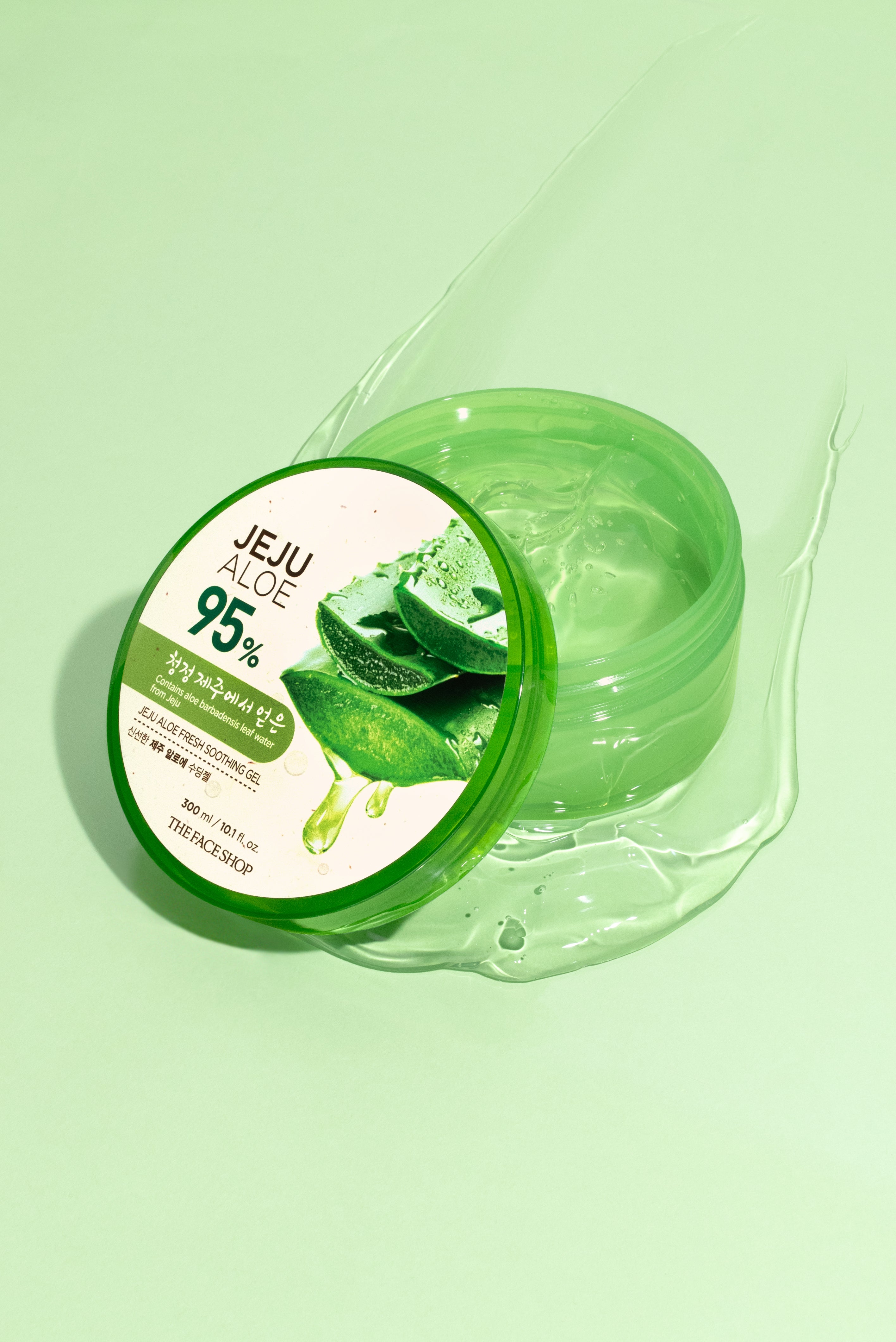 The Face Shop Jeju Aloe 95%, Fresh Soothing Gel - 300ml