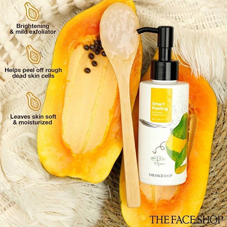 The Face Shop Smart Peeling Mild Papaya Exfoliant - 150ml