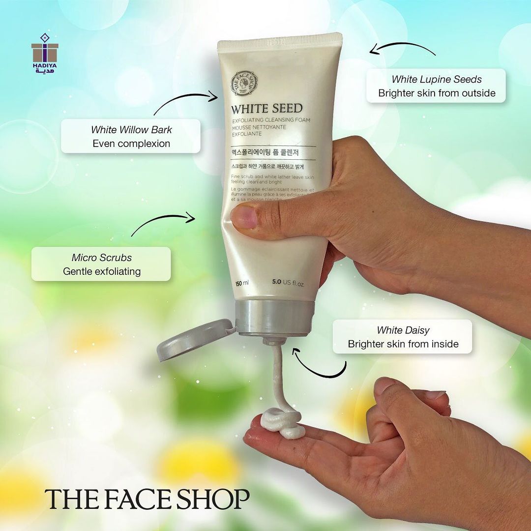 The Face Shop White Seed Exfoliating Cleansing Foam - 150ml