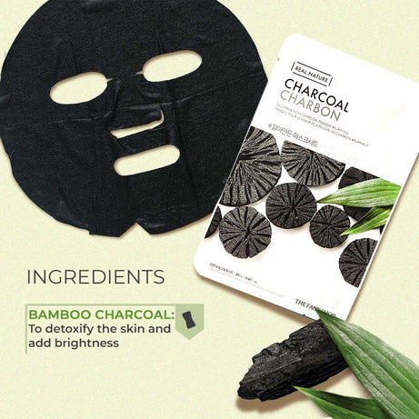 THE FACE SHOP Real Nature Mask Sheet Charcoal - 20g