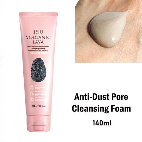 The Face Shop Jeju Volcanic Lava Anti Dust Pore Cleansing Foam - 140ml