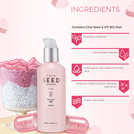 The Face Shop Chia Seed Hydro Lotion - 145ml