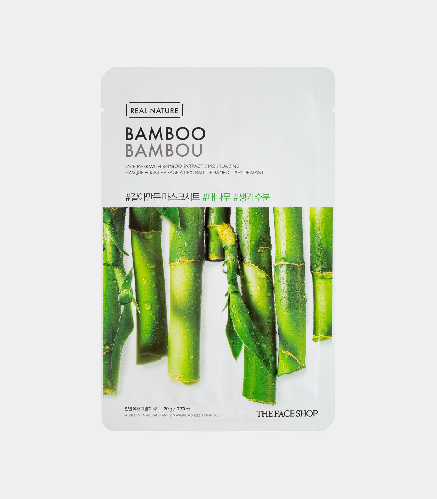 The Face Shop Real Nature Mask Sheet Bamboo - 20g
