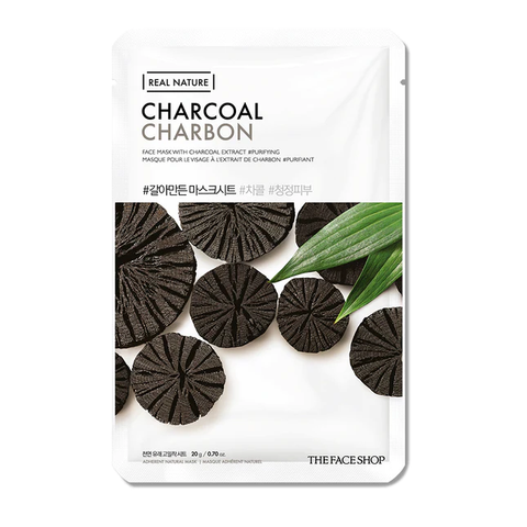 THE FACE SHOP Real Nature Mask Sheet Charcoal - 20g