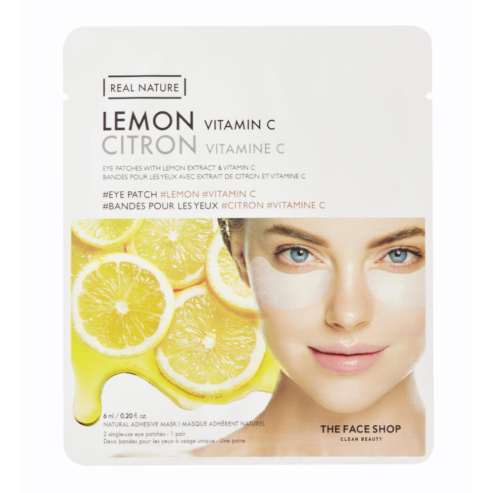 The Face Shop Real Nature Lemon Vitamin C Eye Patch - 6ml