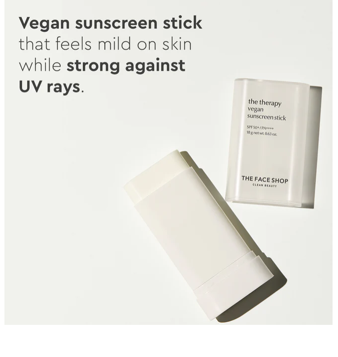 The Face Shop The Therapy Vegan Sunscreen Stick - 18g