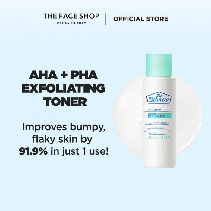 Dr Belmeur AHA/PHA Exfoliating Toner 100ml - Pore Refining Toner