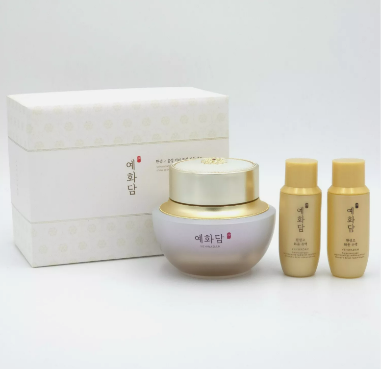 Yehwadam Hwansaenggo Snow Glow Dark Spot Correcting Cream Special Set K-Beauty