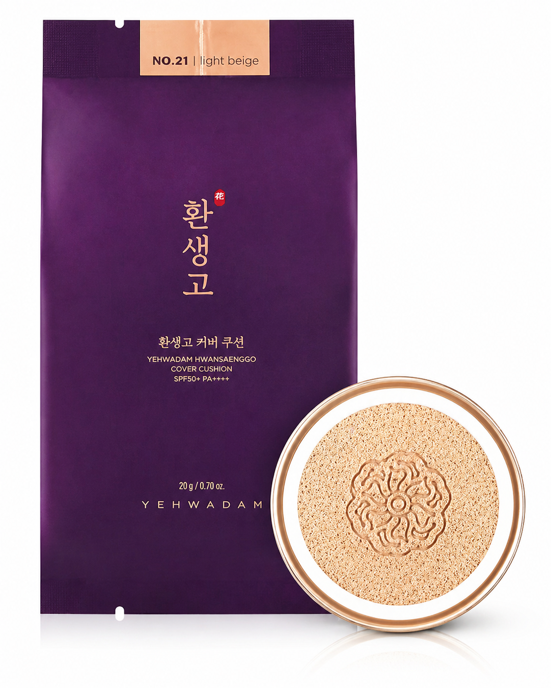 Yehwadam Hwansaenggo BB Cushion No.21 Light Beige ( REFILL )