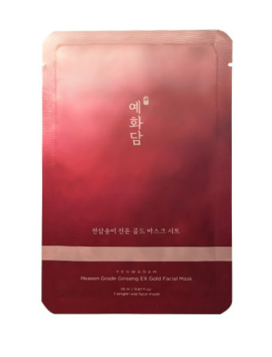 Yehwadam Heaven Grade Ginseng EX Gold Facial Mask