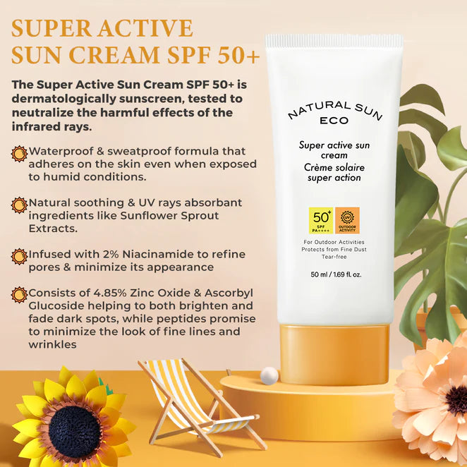 Natural Sun Eco Super Active Sun Cream ( Outdoor Activity ) - 50 ml