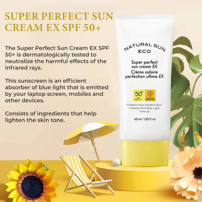 Natural Sun Eco SUPER PERFECT Sun Cream ( Fine Dust ) - 50ml