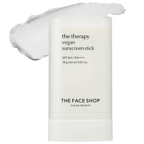 The The Face Shop The Therapy Vegan Sunscreen Stick SPF50+ PA++++ - 18g
