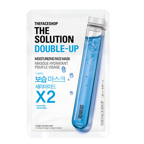 The Face Shop The Solution Double-Up MOISTURIZING Mask Sheet -  20g