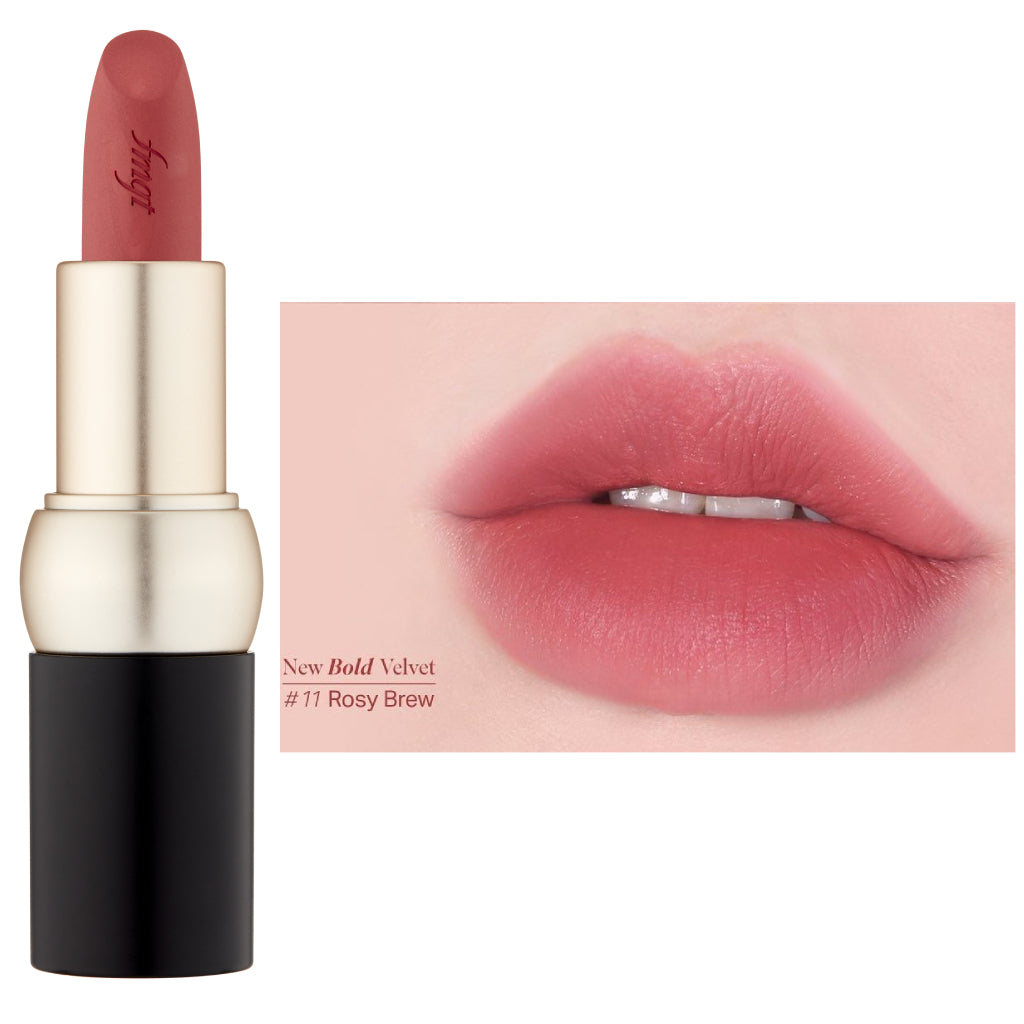 NEW BOLD VELVET LIPSTICK 11 ROSY BREW