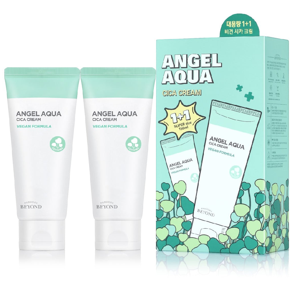 Passion and Beyond Angel Aqua Cica Cream 150ml+150ml ( Vegan )