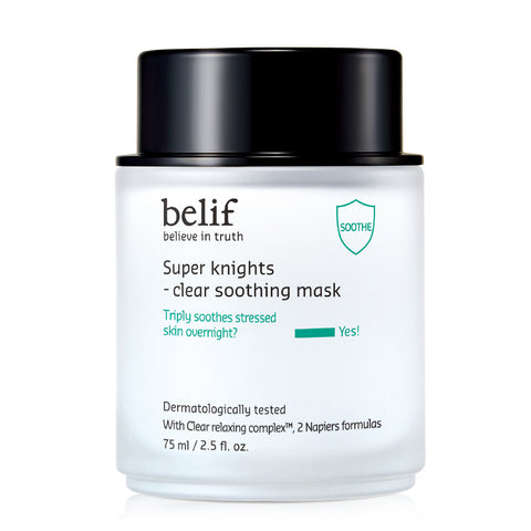 belif Super Knights Clear Soothing Mask - 75ml