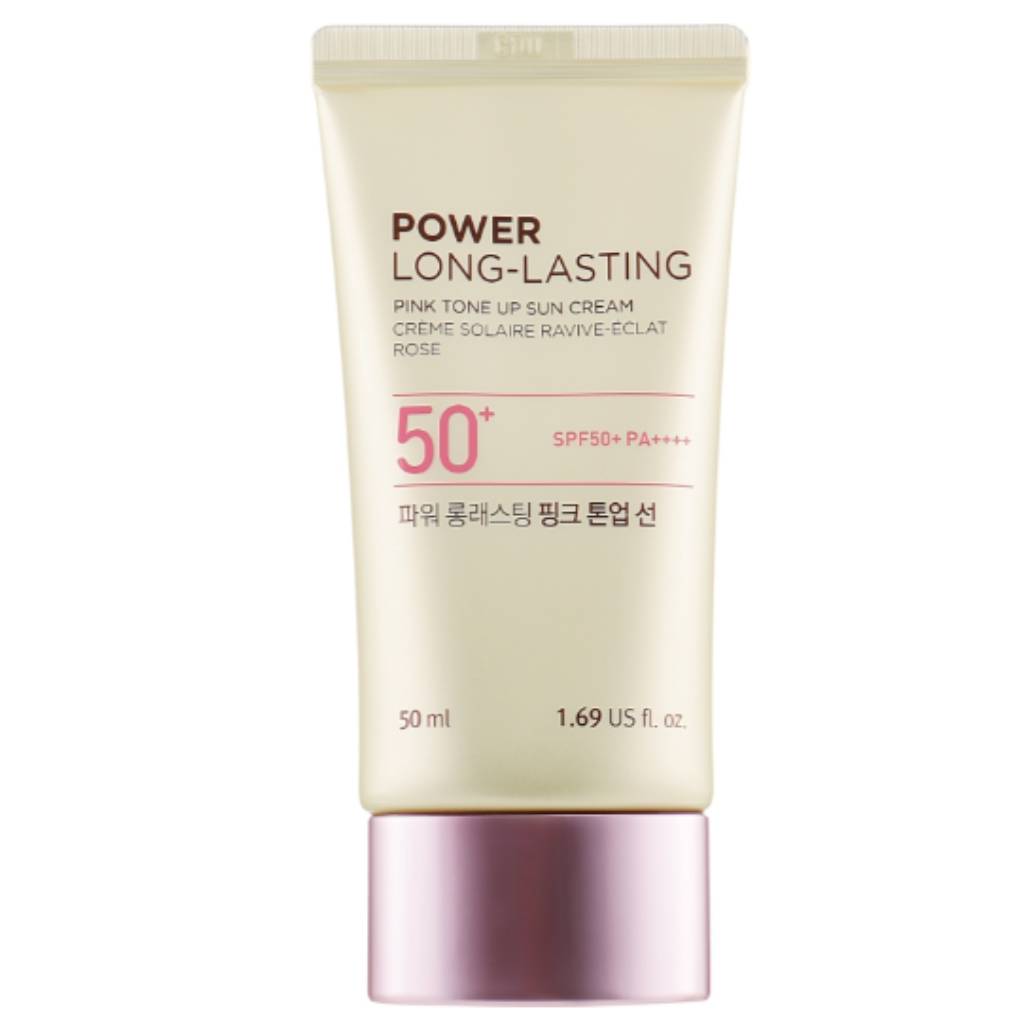 The Face Shop Power Long Lasting Pink Tone Up Sun Cream -  50ml