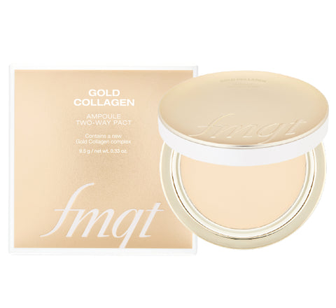 FMGT Gold Collagen Ampoule Two-Way Pact  Apricot Beige V201 - 10g