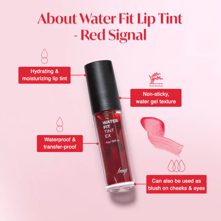 FMGT Water Fit Lip Tint 04 ( Red Signal )