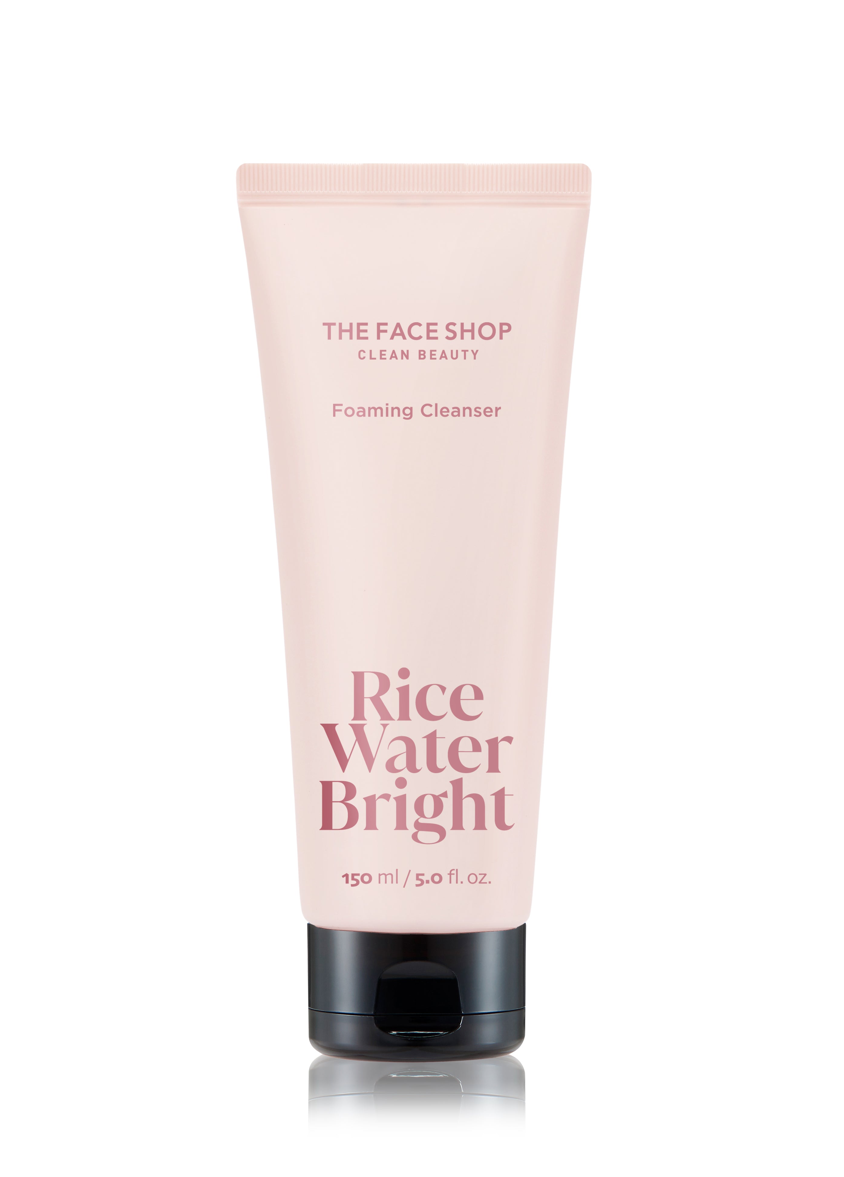 The Face Shop Rice Water Bright Foaming  Nettoyant Moussant Visage Cleanser ( Pink ) -150 ml