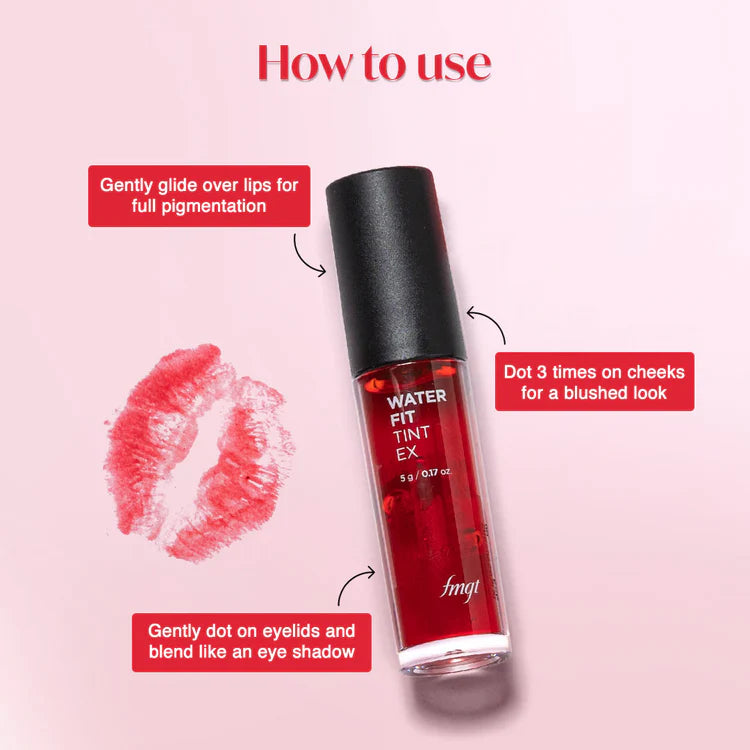 FMGT Water Fit Lip Tint 03 ( Picnic Red )