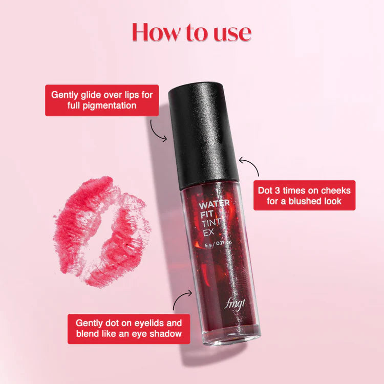 FMGT Water Fit Lip Tint 04 ( Red Signal )