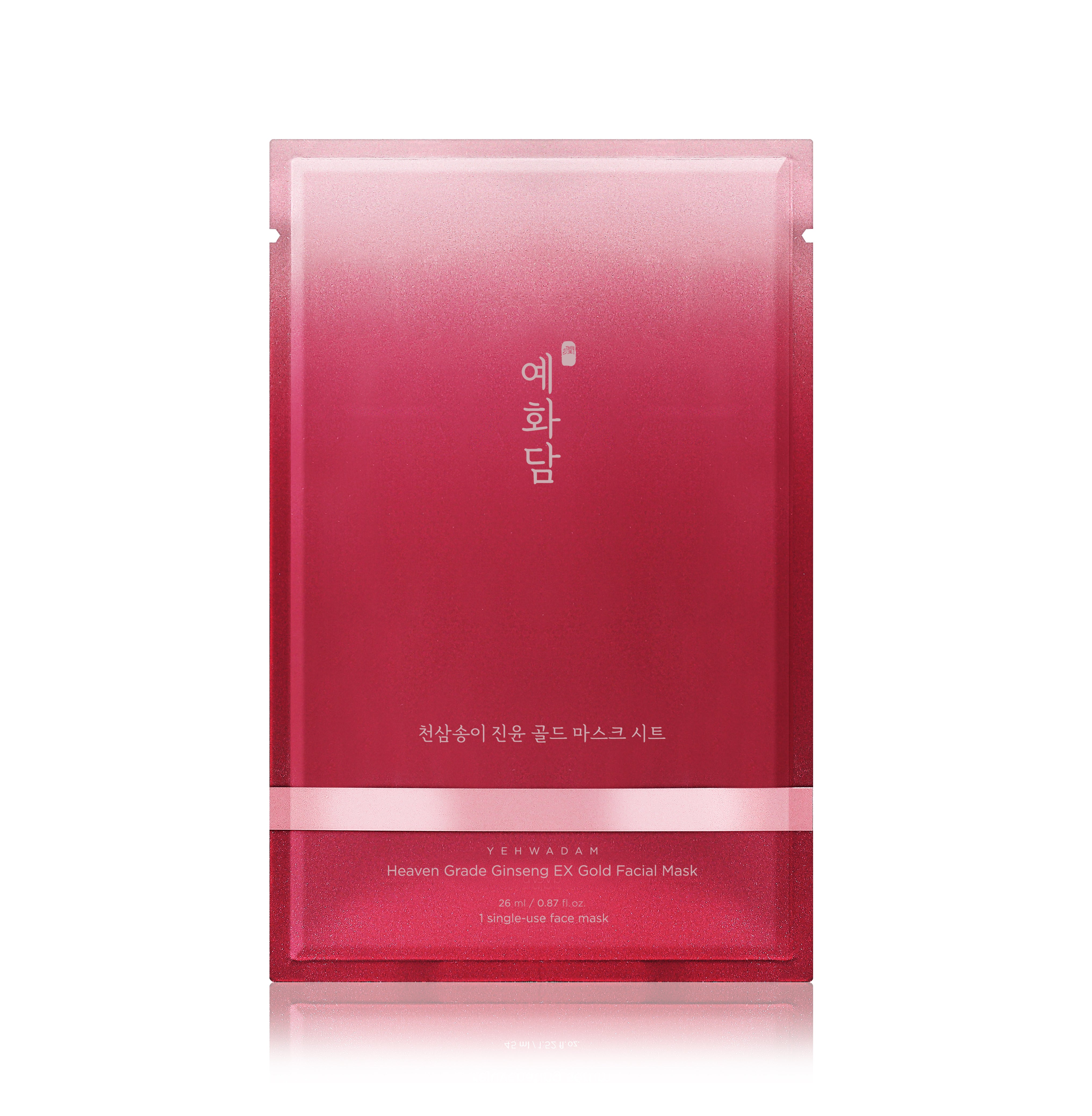 Yehwadam Heaven Grade Ginseng EX Gold Facial Mask