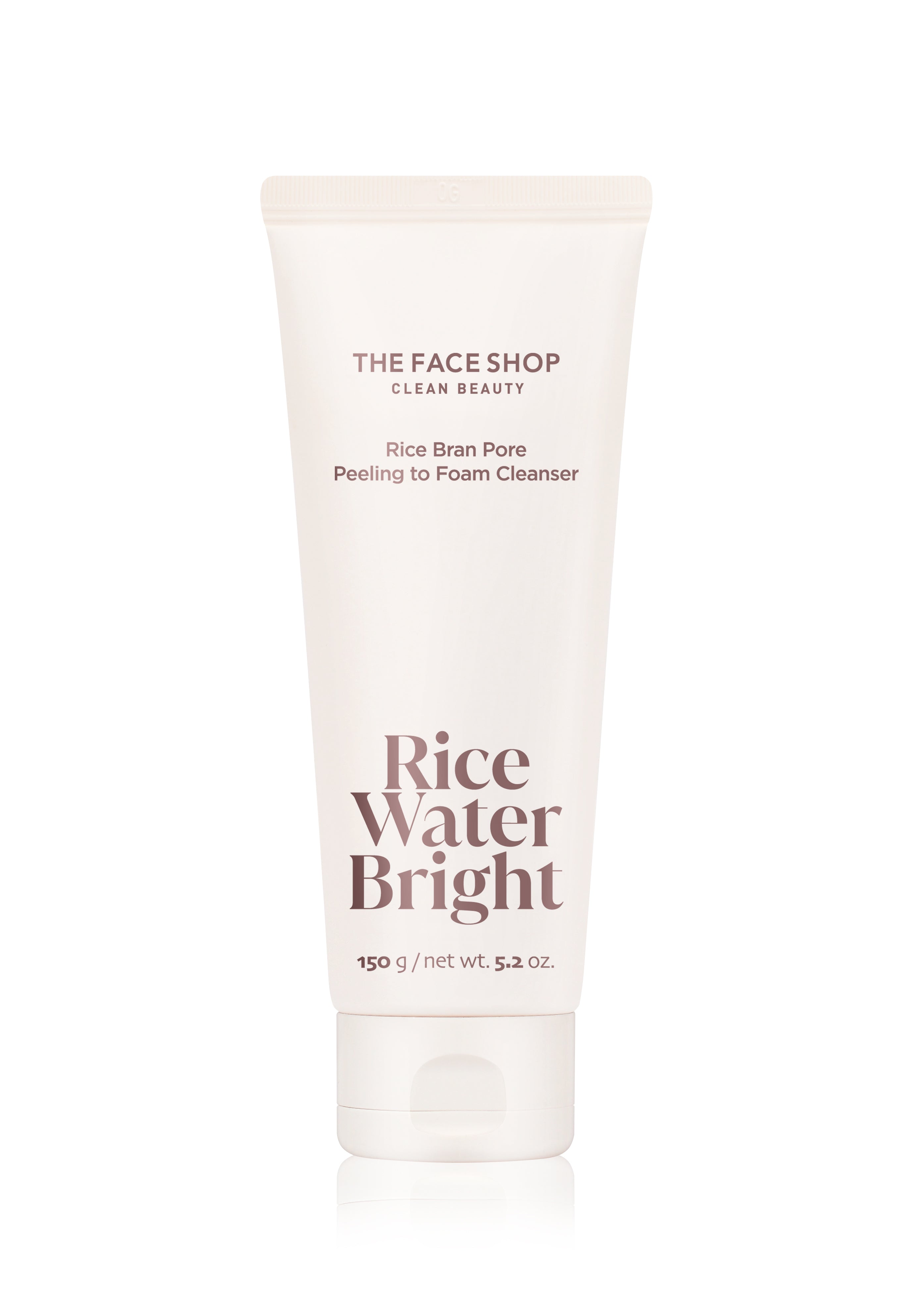 THE FACE SHOP - Rice bran Pore Peeling to Foam Cleanser - 150g