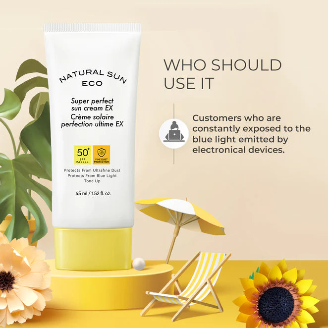 Natural Sun Eco SUPER PERFECT Sun Cream ( Fine Dust ) - 50ml