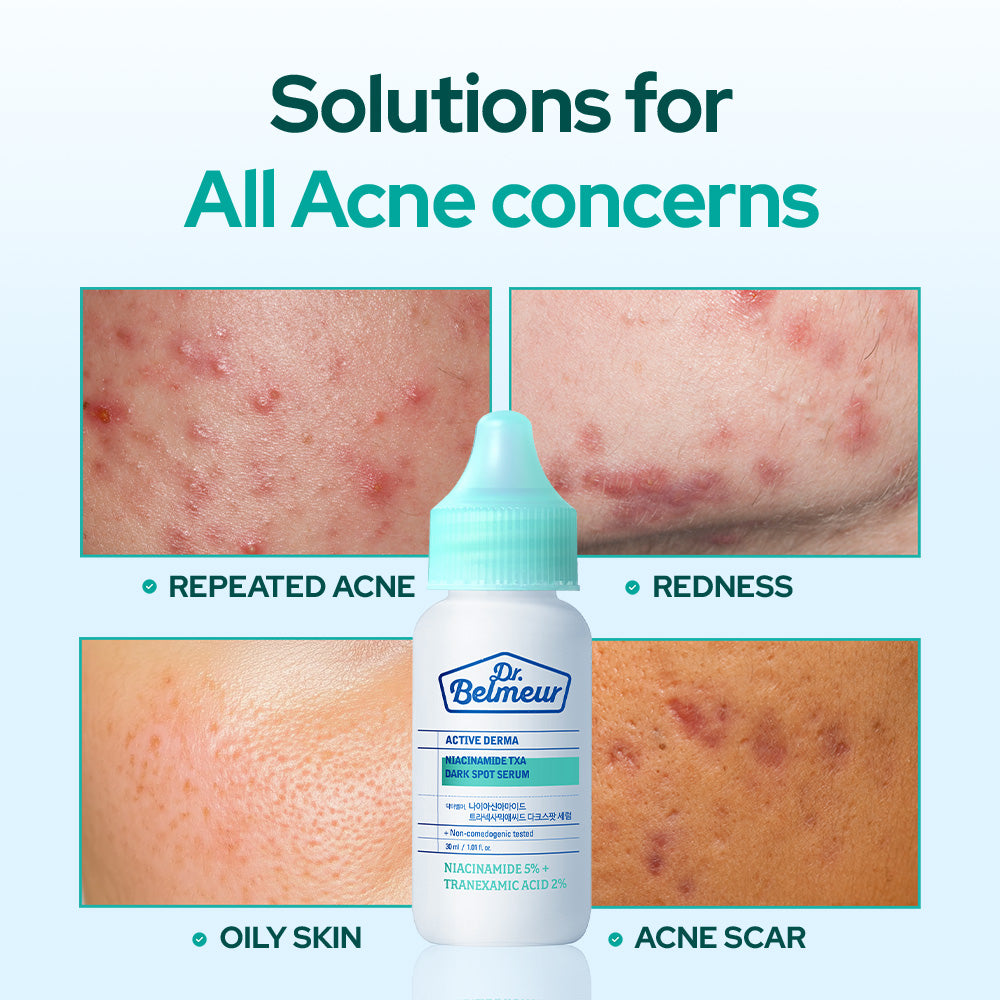 Dr Belmeur Niacinamide & Tranxemic Acid Dark Spot Serum 30ml - Prevent Hyperpigmentation & Sun Spots