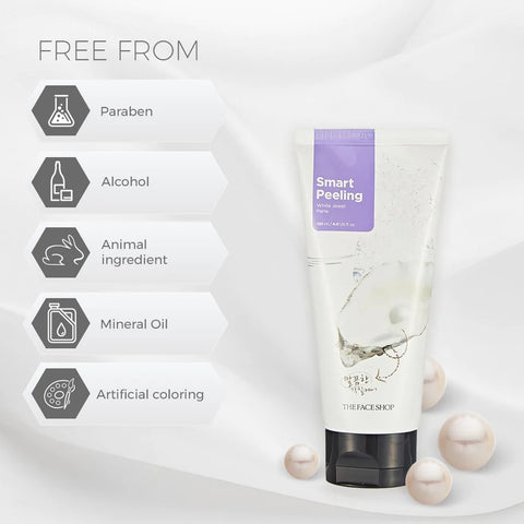 The Face Shop Smart Peeling White Jewel Scrub - 120 ml