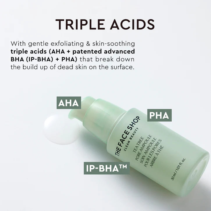 The Face Shop Tea Tree Pore Ampoule - 30ml ( vegan )