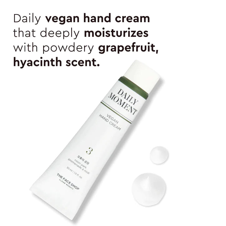 The Face Shop Daily Moment  Hand Cream 03 Noon Park - 30ml ( Vegan )