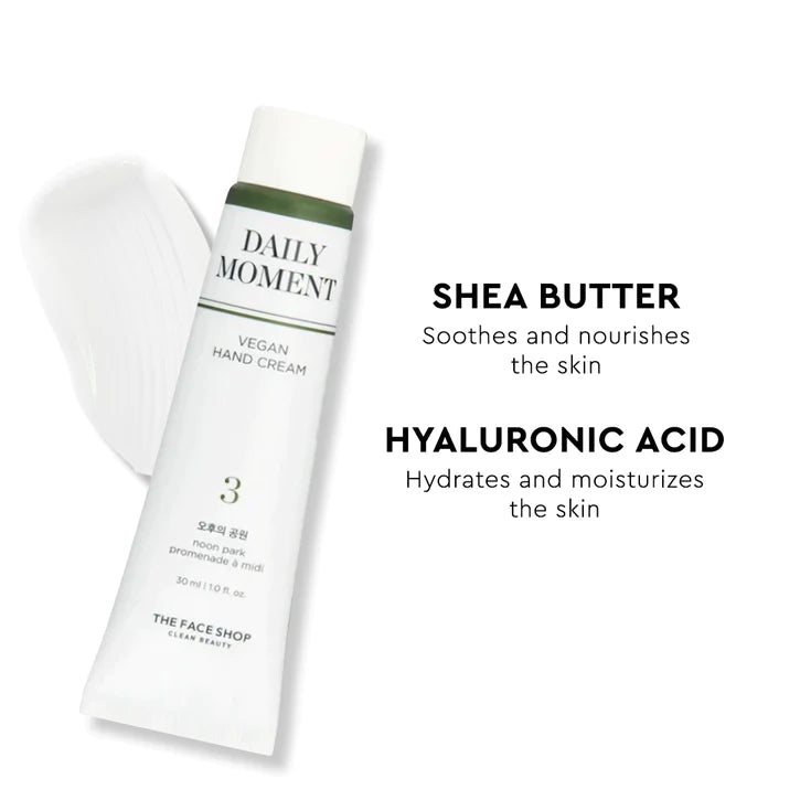 The Face Shop Daily Moment  Hand Cream 03 Noon Park - 30ml ( Vegan )