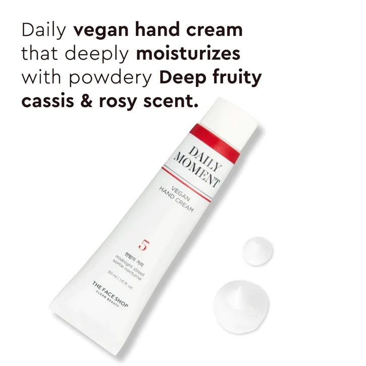 The Face Shop Daily Moment Hand Cream 05 Midnight Street - 30ml ( Vegan )