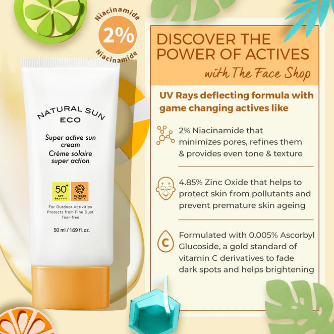 Natural Sun Eco Super Active Sun Cream ( Outdoor Activity ) - 50 ml