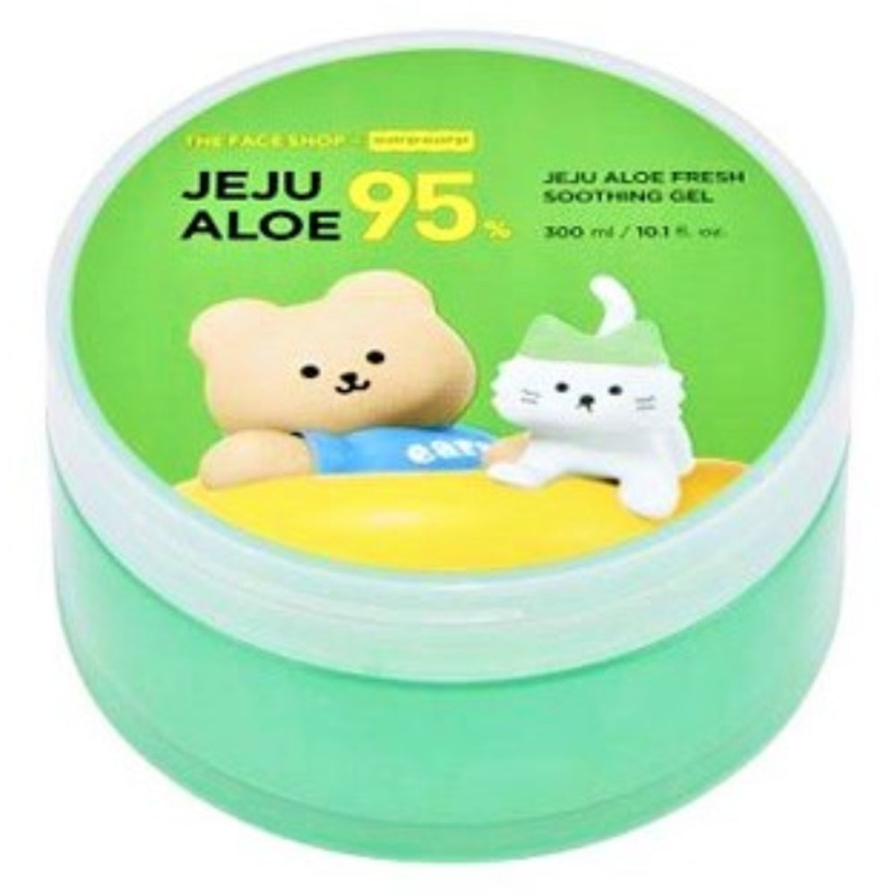 The Face Shop Jeju Aloe 95%, Fresh Soothing Gel TUB (EARP EARP)- 300ML