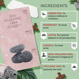 The Face Shop Jeju Volcanic Lava 3 STEP IMPURITY Removing Nose Patch (Pack of 3)