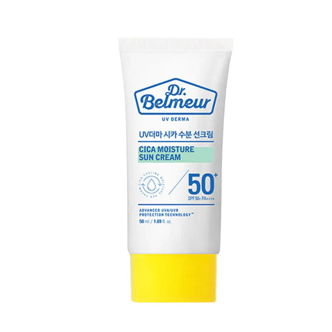 Dr. Belmeur Uv Derma Cica Moisture Sun Cream - 50ml