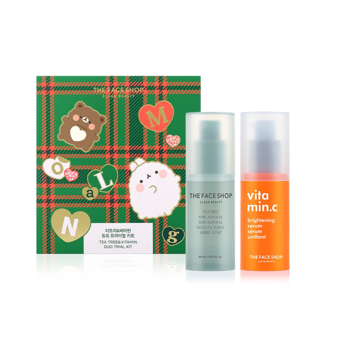 TFS x MOLLANG Tea Tree Vitamin Serum Kit - 20ml