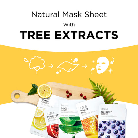 Real Nature 15 X Mask Sheets  Assorted Bundle Pack