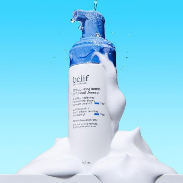 Belif Moisturizing Bomb Soft Cloud Cleanser 150ml
