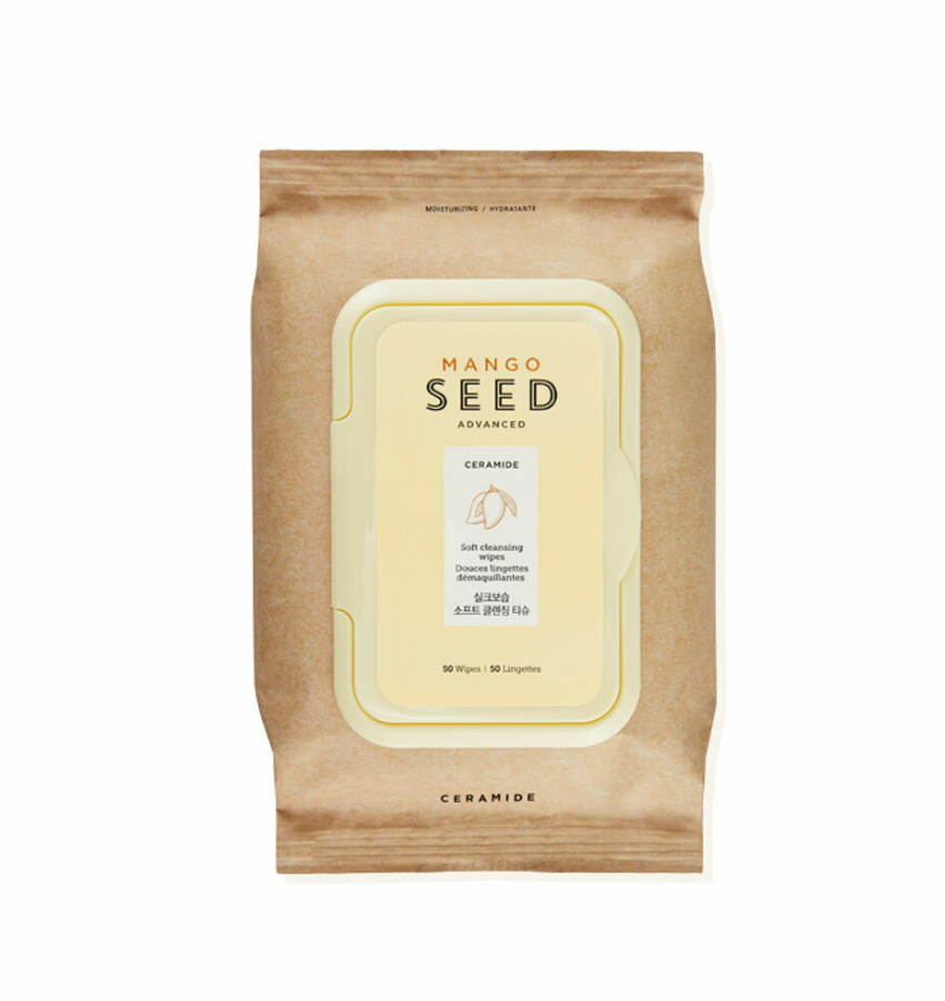 THE FACE SHOP - Mango Seed Advanced Ceramide Soft Cleansing Wipes - 1pack (50wipes)