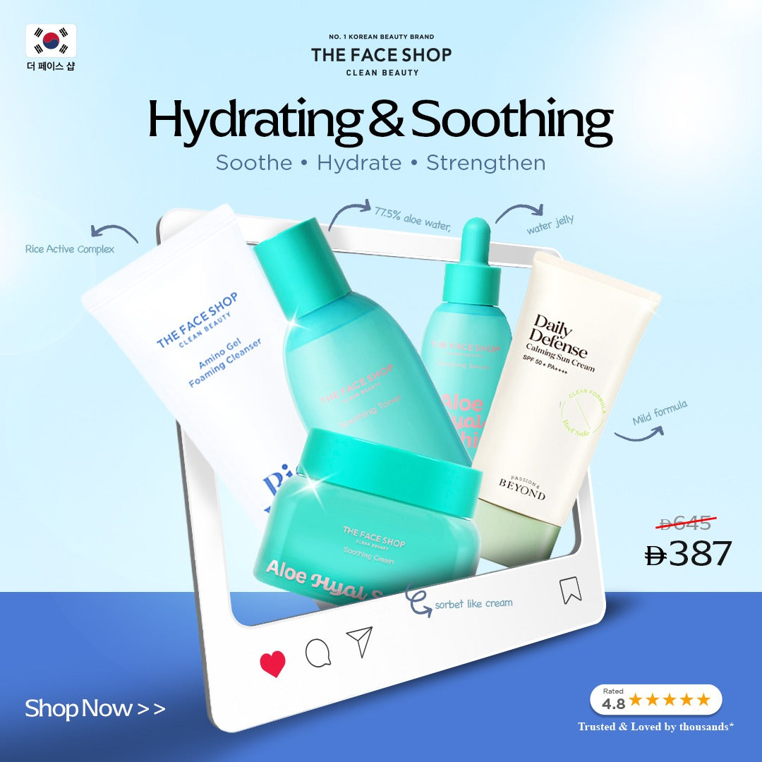 Aloe Hyaluronic Hydration and Soothing Bundle