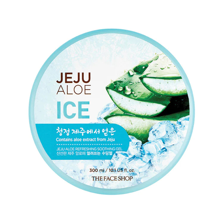 The Face Shop Jeju Aloe Ice Refreshing Soothing Gel -  300ml