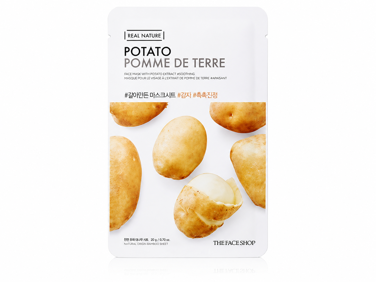 The Face Shop Real Nature Mask Sheet Snow Potato - 20g